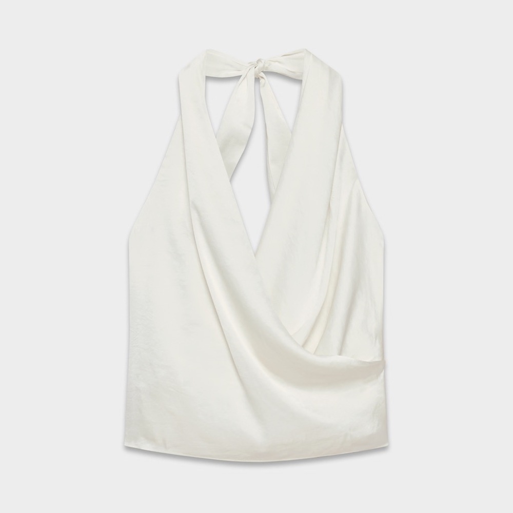 Aritzia Martini Satin Blouse